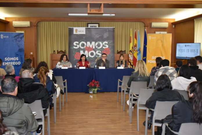 Inauguración obradoiro emprego Mos