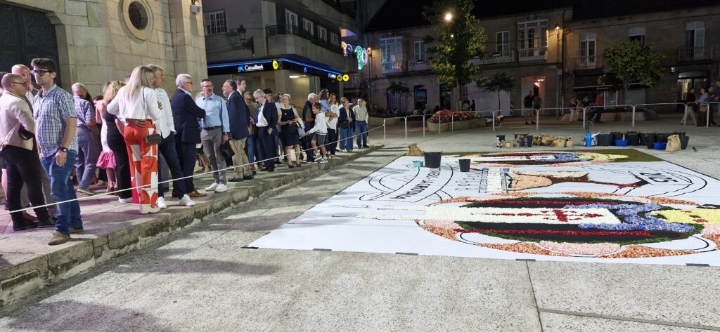 Traballos na noite de Corpus en Ponteareas