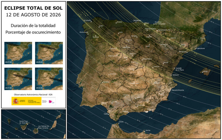 Galicia opta a ser o mellor balcón de Europa para ver o eclipse solar de 2026