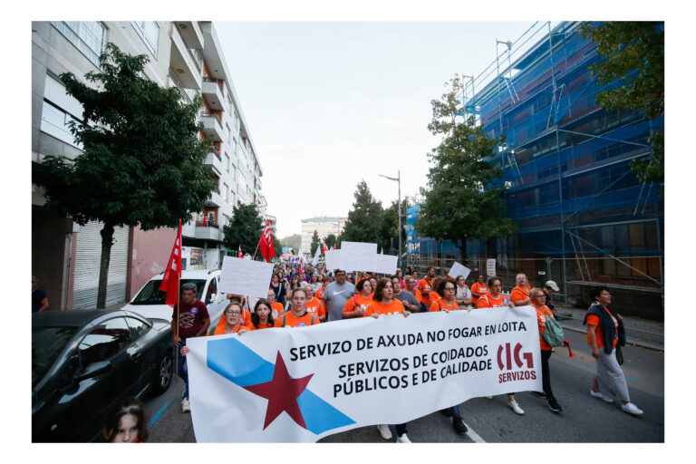 Traballo levanta acta por infracción moi grave á concesionaria do SAF de Ponteareas por substituír persoal en folga