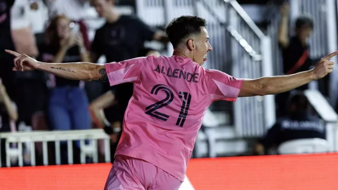 Tadeo Allende celebra un gol co Inter Miami | EFE